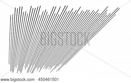 3D Lines In Perspective, Angled, Slanting, Oblique And Diagonal Lines, Stripes Vector Design Element