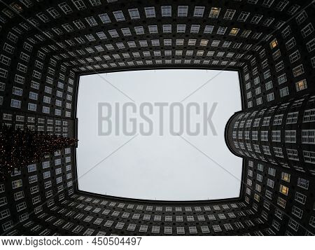 Famous Sprinkenhof Brick Building In Hamburg - Hamburg, Germany - December 21, 2021