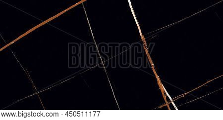 Black Marble Texture Background With High Resolution, Natural Marble Tiles Texture For Digital Wall 