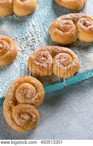 Biscuit. Delicious Cottage Cheese Cookies. High Quality Photo