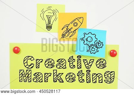 Creative Marketing Is Shown On A Business Photo Using The Text