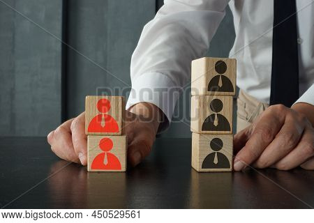 Segmentation Is Shown On A Photo Using The Little Men Icons