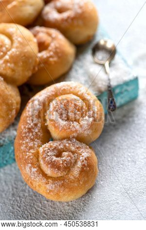 Biscuit. Delicious Cottage Cheese Cookies. High Quality Photo