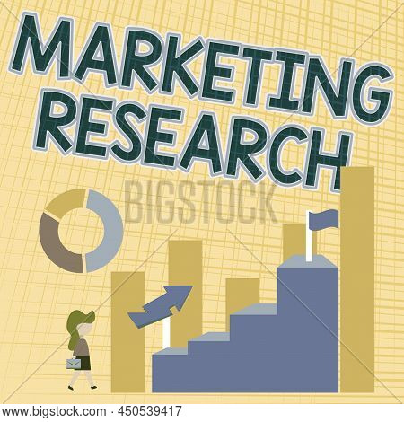 Conceptual Caption Marketing Research. Business Approach Process Of Determining The Viability Of A N