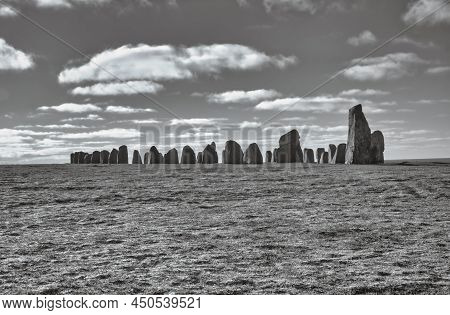 Ales Stenar Is A Megalithic Monument Near Ystad In Southern Sweden