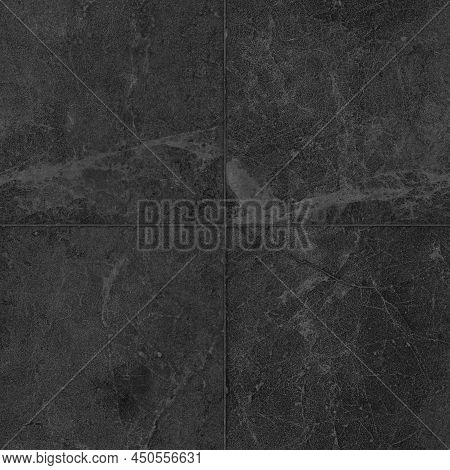 Ceramic Tile And Bordure Stone Texture, Ceramic And Bordure Abstract Background Pattern, Black White