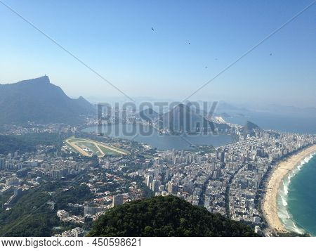 Vista Do Rio De Janeiro Do Morro Do Vidigal