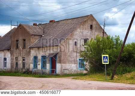 Old Historical German Buildings In The Village Of Krasnolesye (former Gross-rominten) In The Kalinin