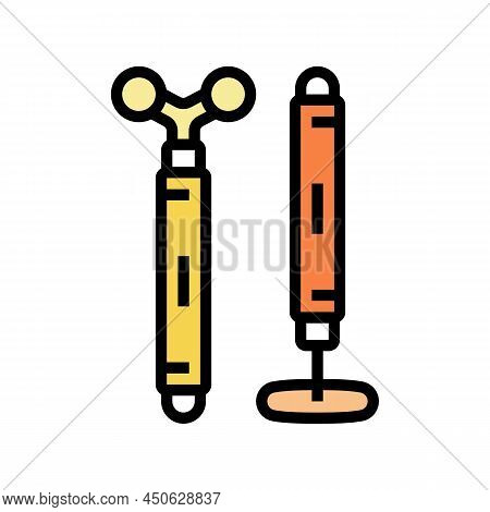 Face Massager Color Icon Vector. Face Massager Sign. Isolated Symbol Illustration