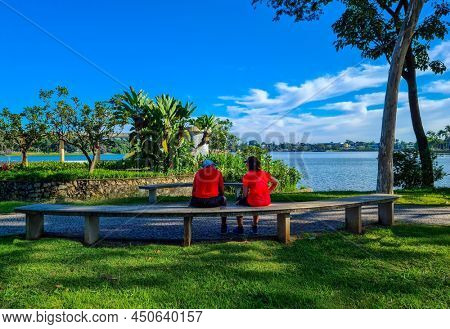 Pampulha Lagoon in Belo Horizonte, Minas Gerais