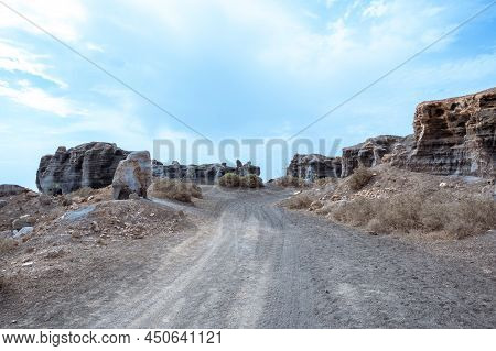 Rofera De Teseguite, Eroded Volcanic Rock Formation, Lanzarote, Canary Islands, Spain