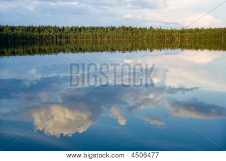 Jezioro i drewna