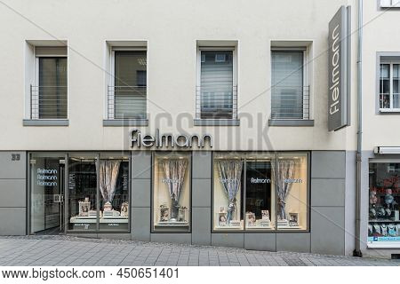 Bitburg, Rhineland-palatinate - Germany -04 08 2019  Facade Of A Contemporary Fashion Shop Fielmann 