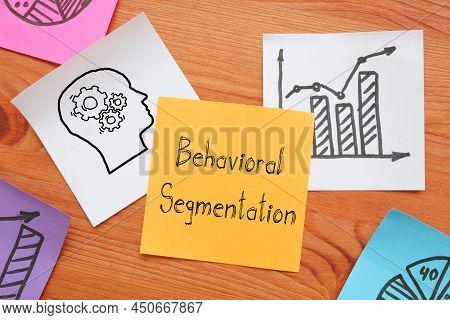 Behavioral Segmentation Is Shown On A Business Photo Using The Text