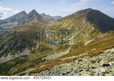 Beautiful View On Jamnicka Valley, Western Tatras In Slovakia.