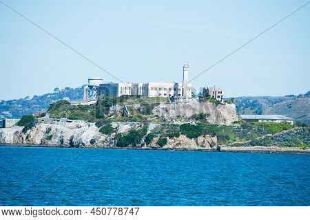Alcatraz Island, Home To The Former Federal Prison In San Francisco