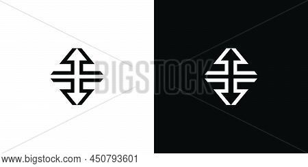Unique And Attractive Initial Letter R Logo Design