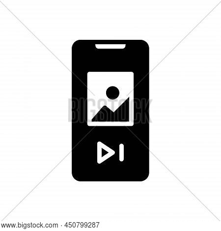 Black Solid Icon For Skip Next Slide Fast Scroll Skip-over Neglect Pass-over