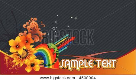 Flower Vector Composition