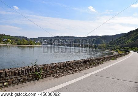 Mittelrheintal Near Boppard, Unesco World Heritage Site Middle Rhine Valley