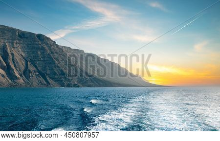 Punta Fariones At Sunrise, Chinijo Archipelago, 