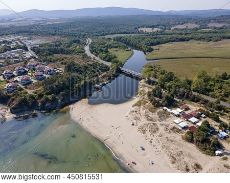 Aerial View Of South Beach Of Town Of Kiten, Bulgaria