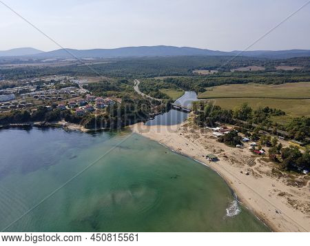 Aerial View Of South Beach Of Town Of Kiten, Bulgaria
