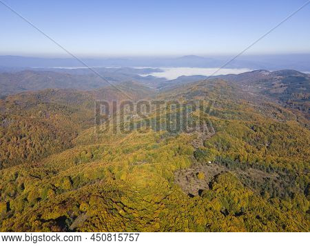 Landscape Of Erul Mountain Near Golemi Peak, Bulgaria