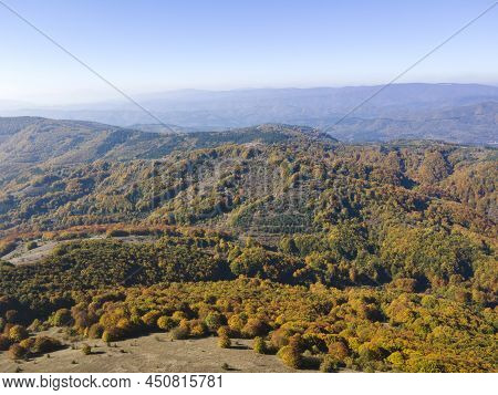 Landscape Of Erul Mountain Near Golemi Peak, Bulgaria