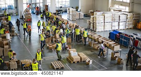 Humanitarian Aid For Ukraine Organized In Poland