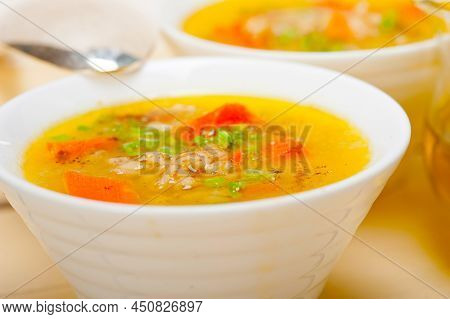 Syrian Barley Broth Soup Aleppo Style