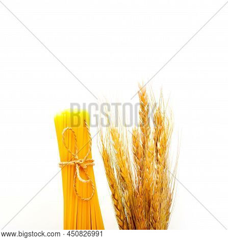 Organic Raw Italian Pasta And Durum Wheat