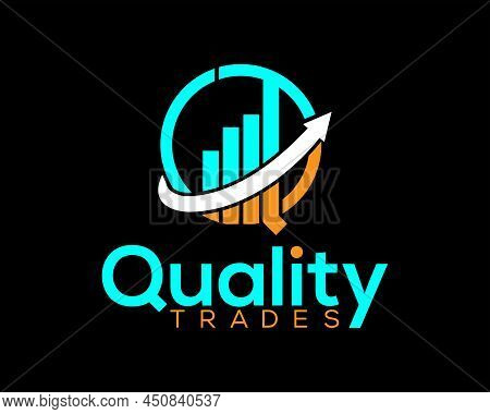 Initial Letter Qt Logo Design Template Vector. Initial Q Minimalist Modern Logo