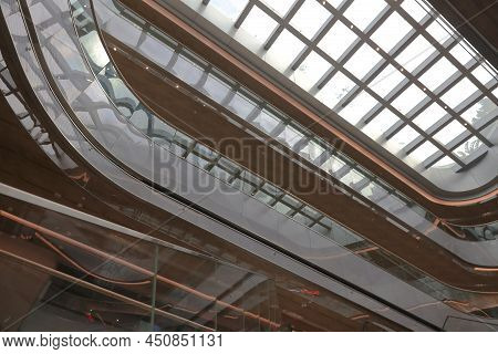 20 April 2021 Interior With Luxury Brand Shops At  Citygate Outlets,  Tung Chung