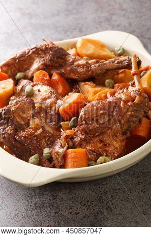 Fenkata Is The National Dish Of Malta, A Communal Meal That Is Prepared With Rabbit As The Star Of T