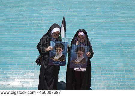 Quds Day Rally, The March In Support Of The People Of Gaza, Iran Tehran, May 31, 2019.