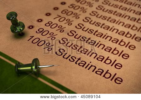 Fully Sustainable, Improving Sustainability