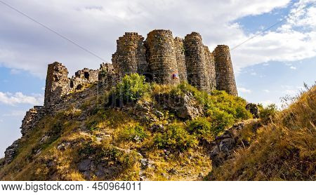 Medieval Amberd Castle On Mount Aragats, Armenia.