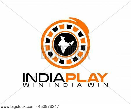 Casino Logo For Indian Play Vector Illustration
