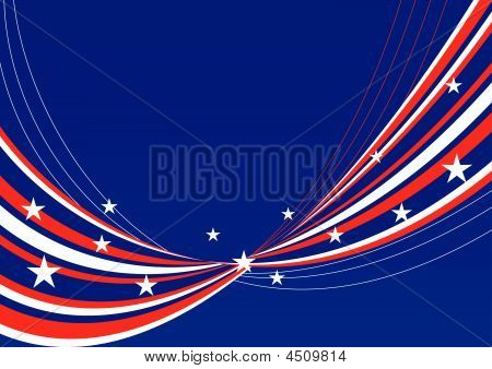 patriotische Hintergrund Stars and stripes