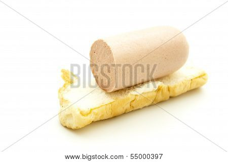 Fresh Baked Bread Roll with Chicken Sausage