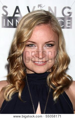 LOS ANGELES - DEC 5:  Lindsey Haun at the 2nd Annual Saving Innocence Gala at The Crossing on December 5, 2013 in Los Angeles, CA