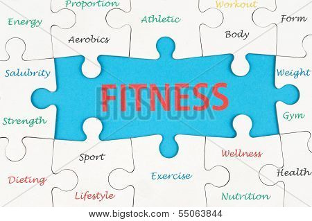 Fitness Concept Words