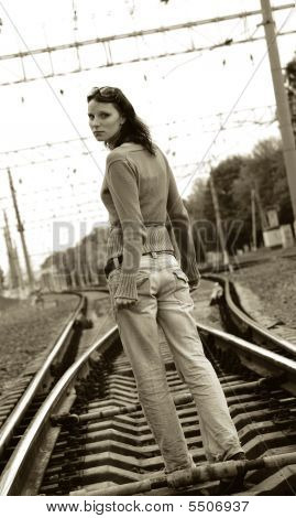 Fiatal, vonzó lány pálya