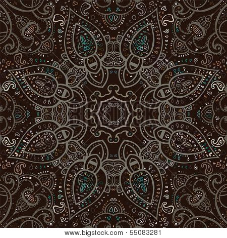 Mandala. Indian decorative pattern.