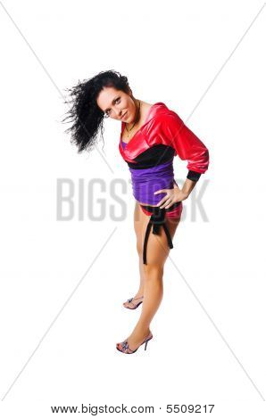 Beyaz ragga dansçı
