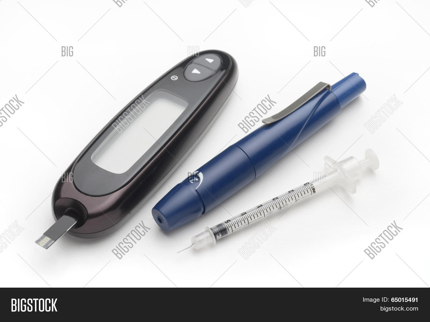 Diabetes Kit, Syringe Image & Photo (Free Trial) Bigstock