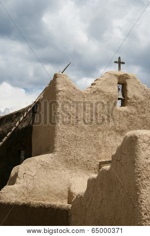 San Lorenzo De Picuris Church In New Mexico