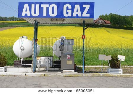 gas station
