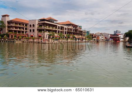 Landscape Along Malacca River